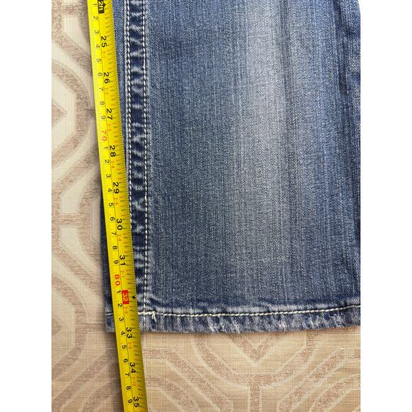 MISS ME Women's Standard Boot Bling Jeweled Jeans Distressed Medium Wash Size 29 - Picture 6 of 10